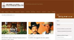 Desktop Screenshot of culturacaipira.com